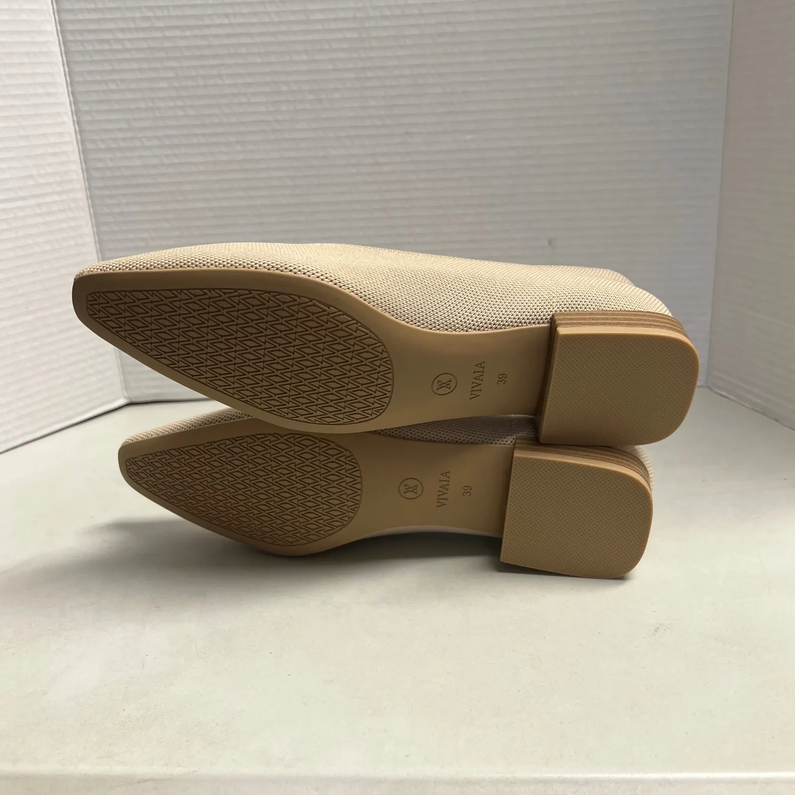 VIVAIA Minnie Pro Almond Knit Pointed Toe Flats EU 39 US 8.5 - Image 7