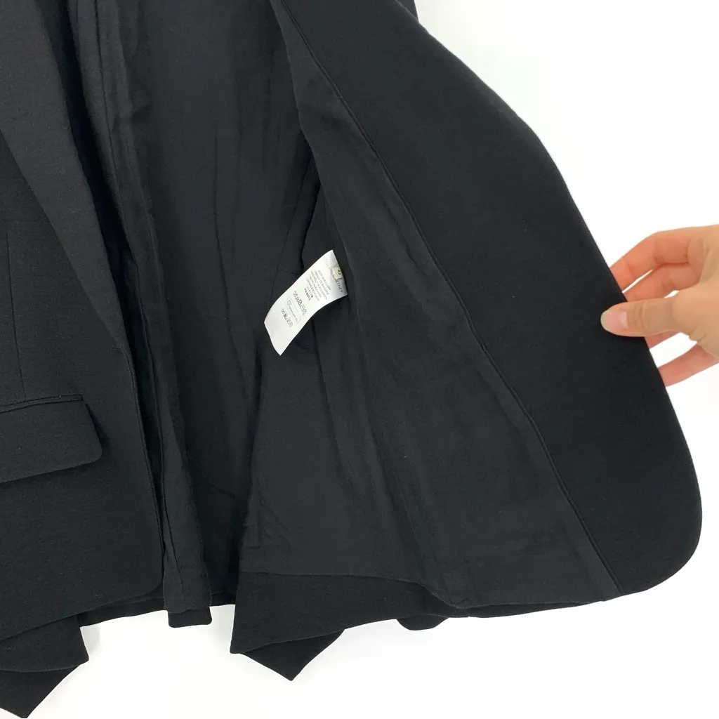 Stella McCartney  Puplum Wool Blazer Black 42 - Image 6