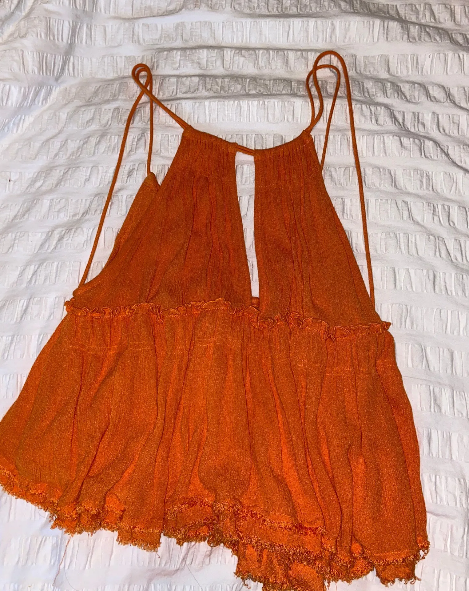 Free People Orange Top - Image 3