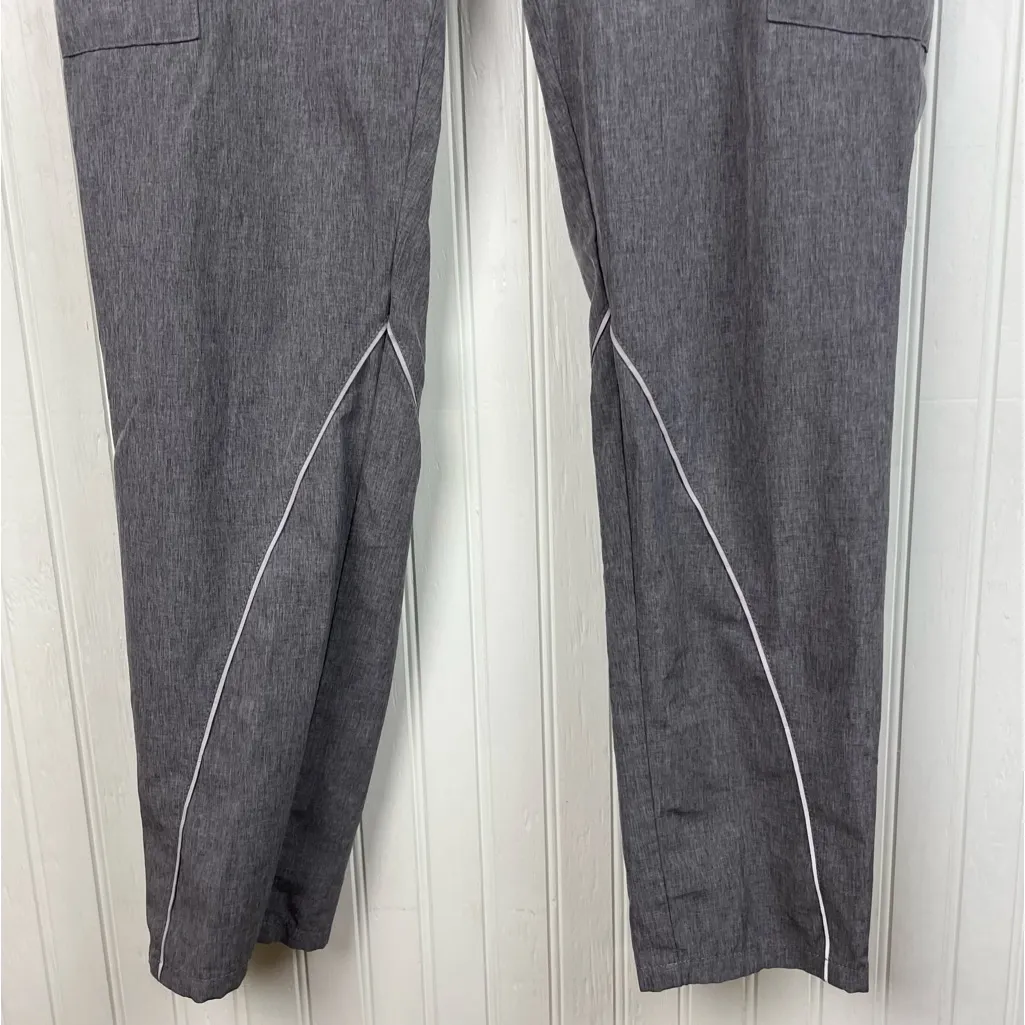 Jaanuu Charge Cargo Drawcord Pants in Gray Women's Size Medium Nursing Scrubs - Image 4