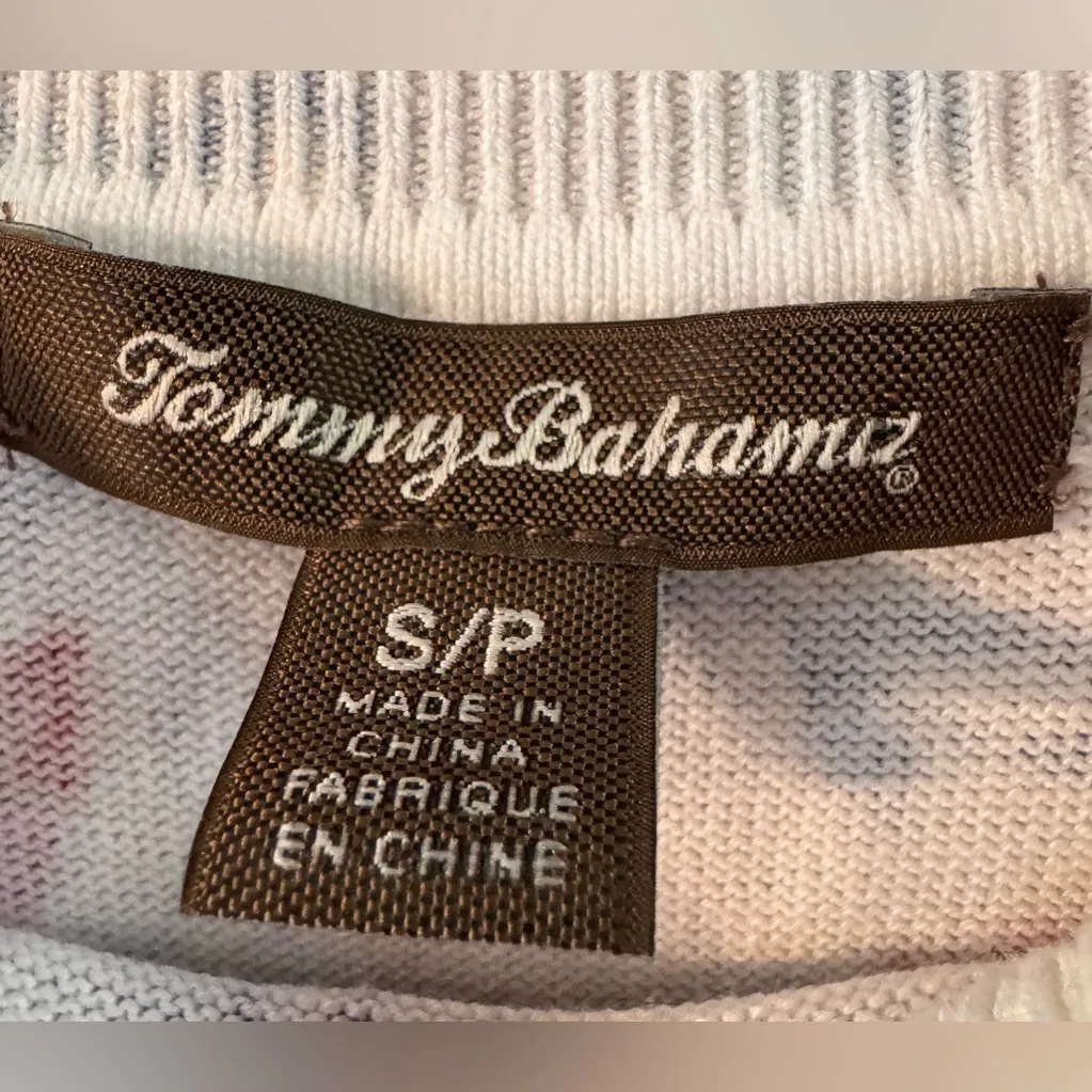 Tommy Bahama Tropical Pullover Sweater- Small - Image 3