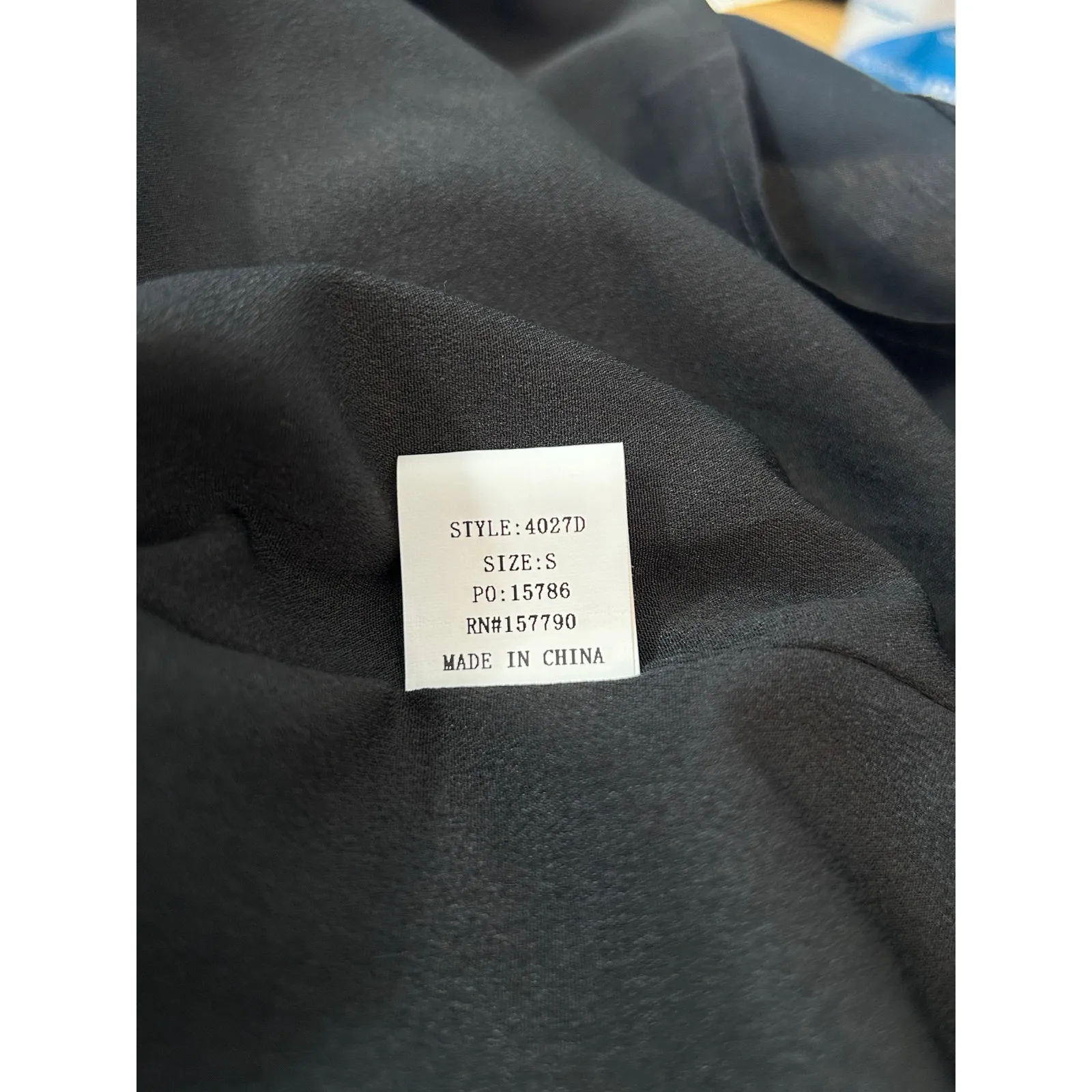 Pinch Mini Dress Small Black Satin Ruffled Sleeve Wedding Guest Whimsigoth - Image 9