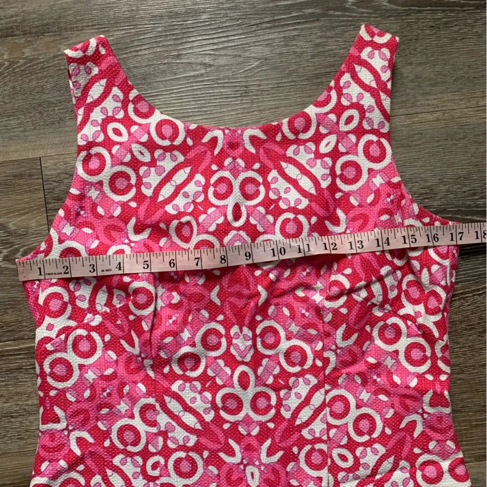 Just…Taylor Pink & White Pattern Preppy Mini Dress 6 - Image 3