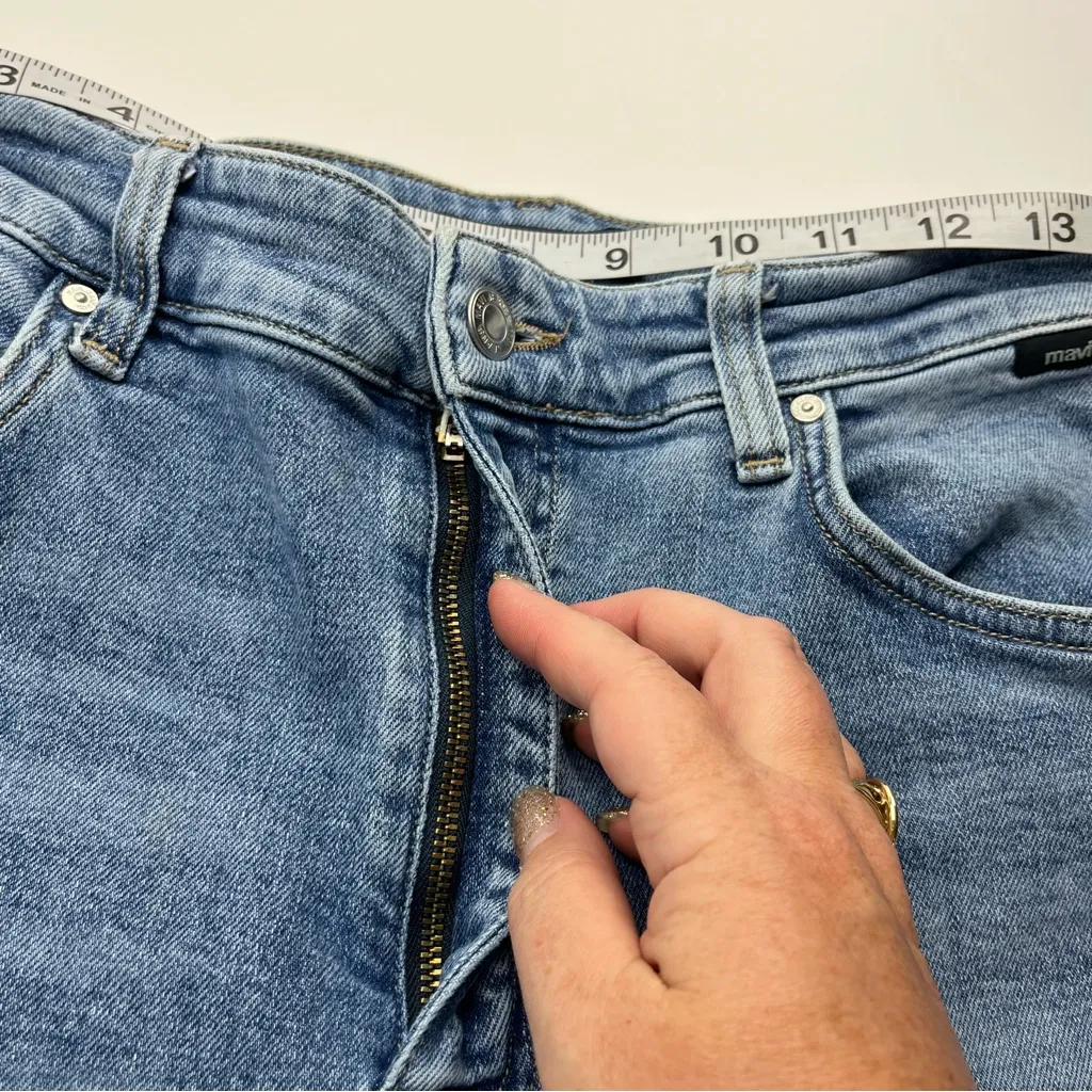 Mavi Barcelona High Rise‎ Wide Leg Womens Size 31 Blue Denim Jean *TINY FLAW - Image 12