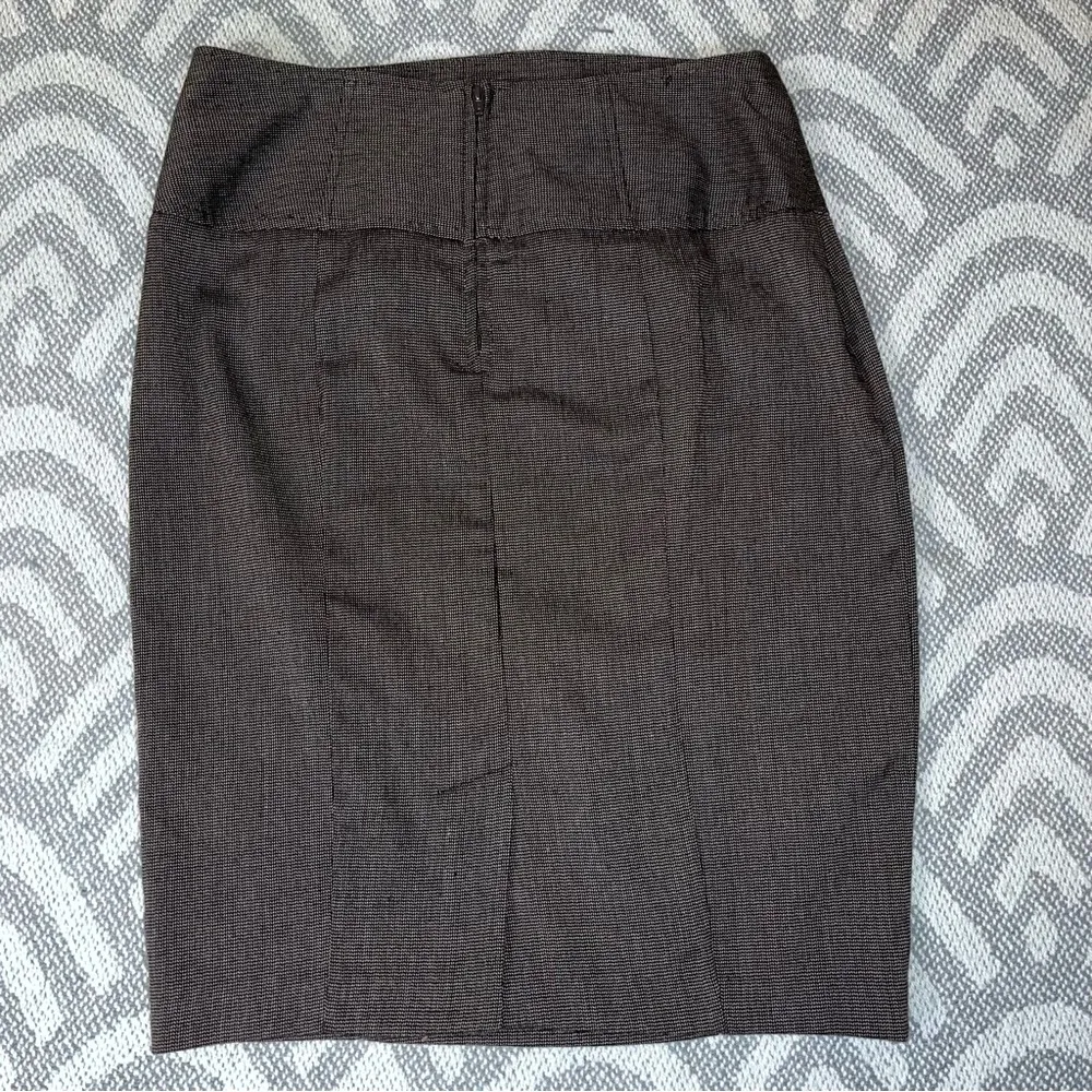 B.WEAR Charcoal Gray/Black Pencil Dress Skirt Juniors 7 - Image 4