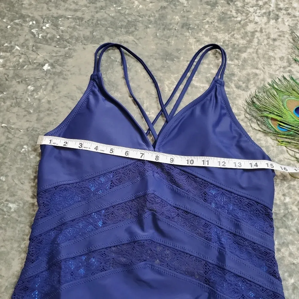 Xhilaration Crochet One Piece Swimsuit - Image 3