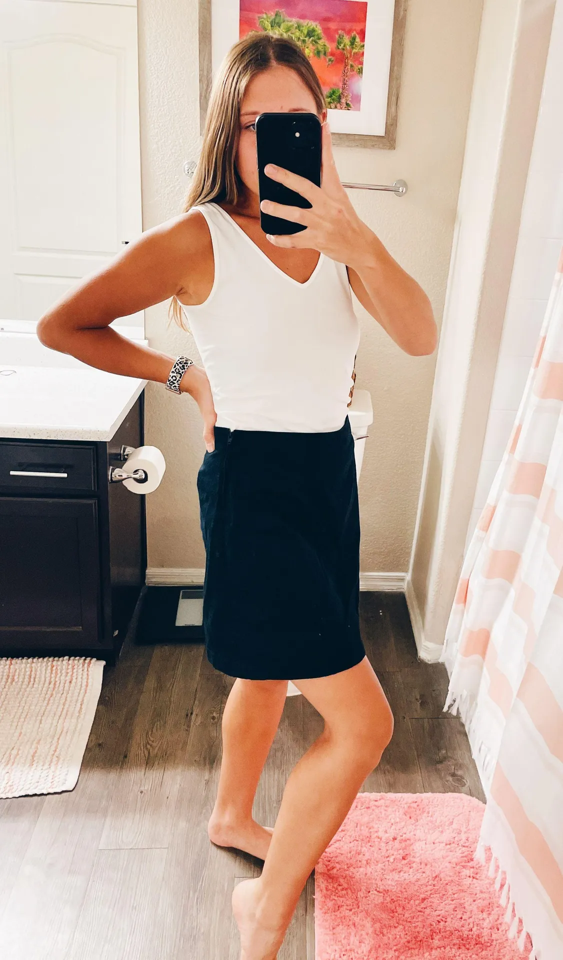 Lands'End Black Skort - Image 2