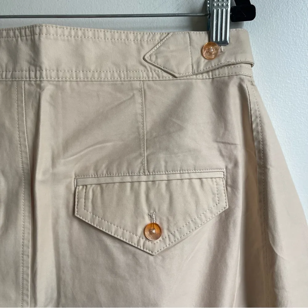 NWT Anthropologie Maeve Utility Barrel Trouser Pants Neutral Blush Tan Size 10 - Image 7