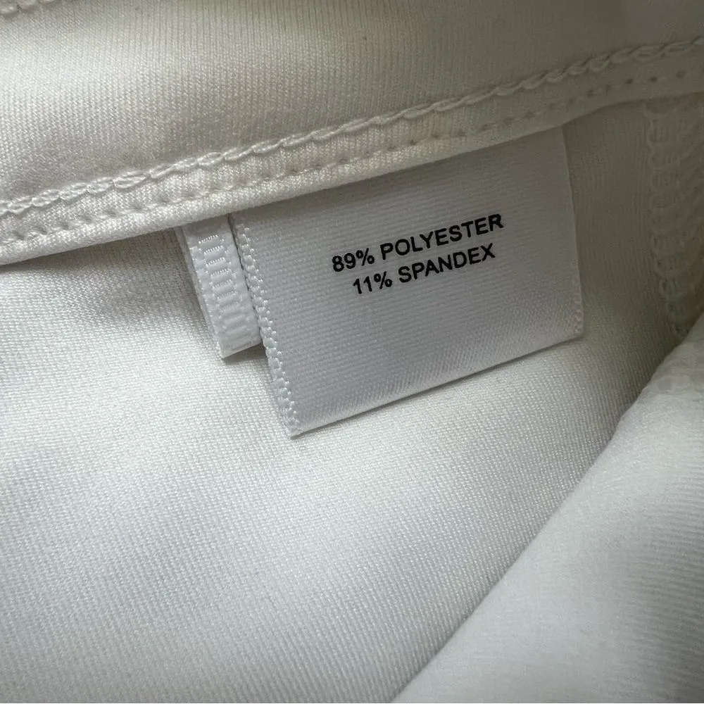 Women’s Peter Millar Alice Petal Hem Golf Skort Apres Party Champagne Small - Image 6