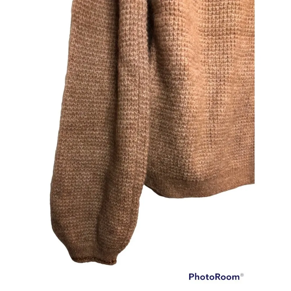 Mohair wool Blend Klimia Sweater Large from MKT Tan Oversized Fall - Image 2