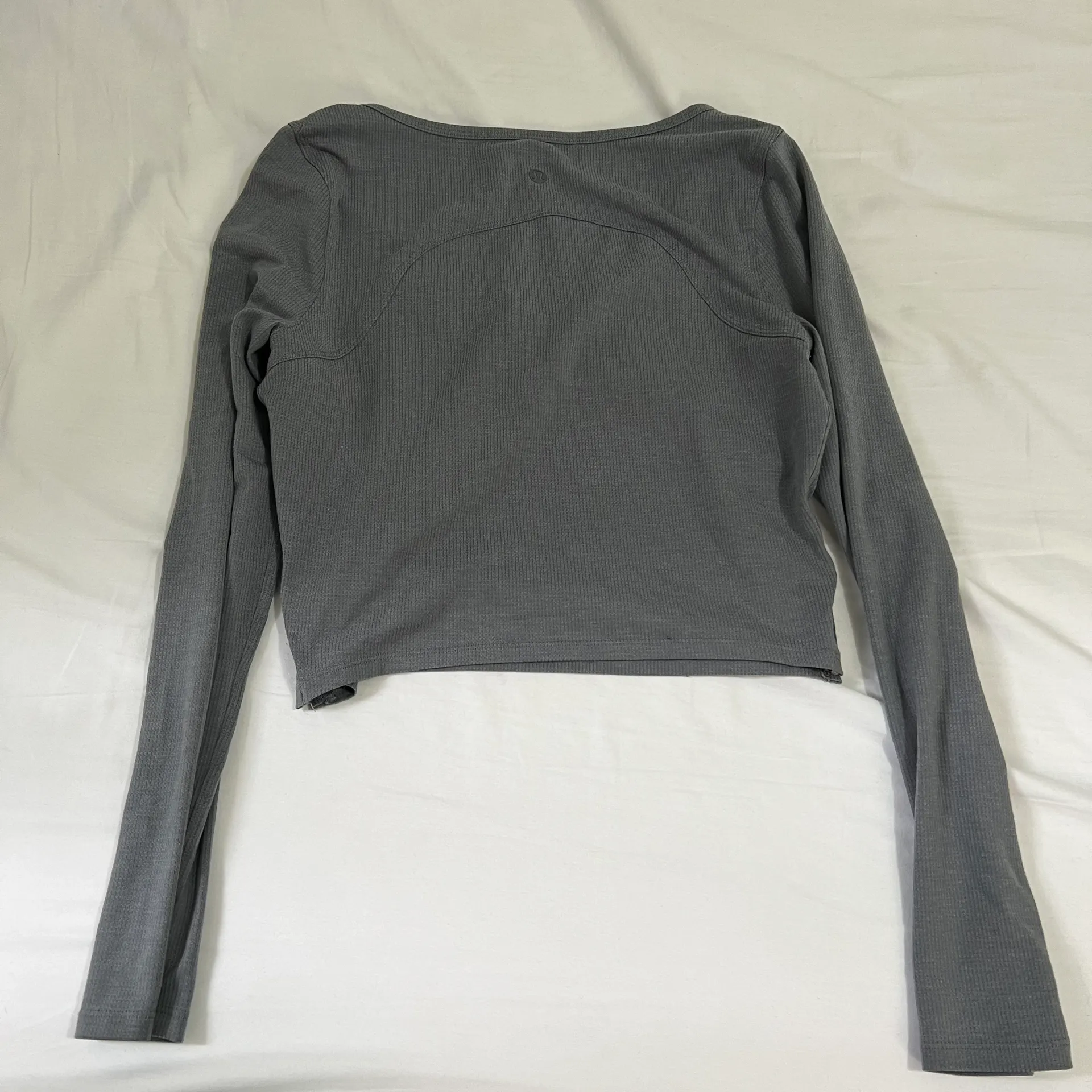 Lululemon Cropped Henley Long Sleeve - Image 3