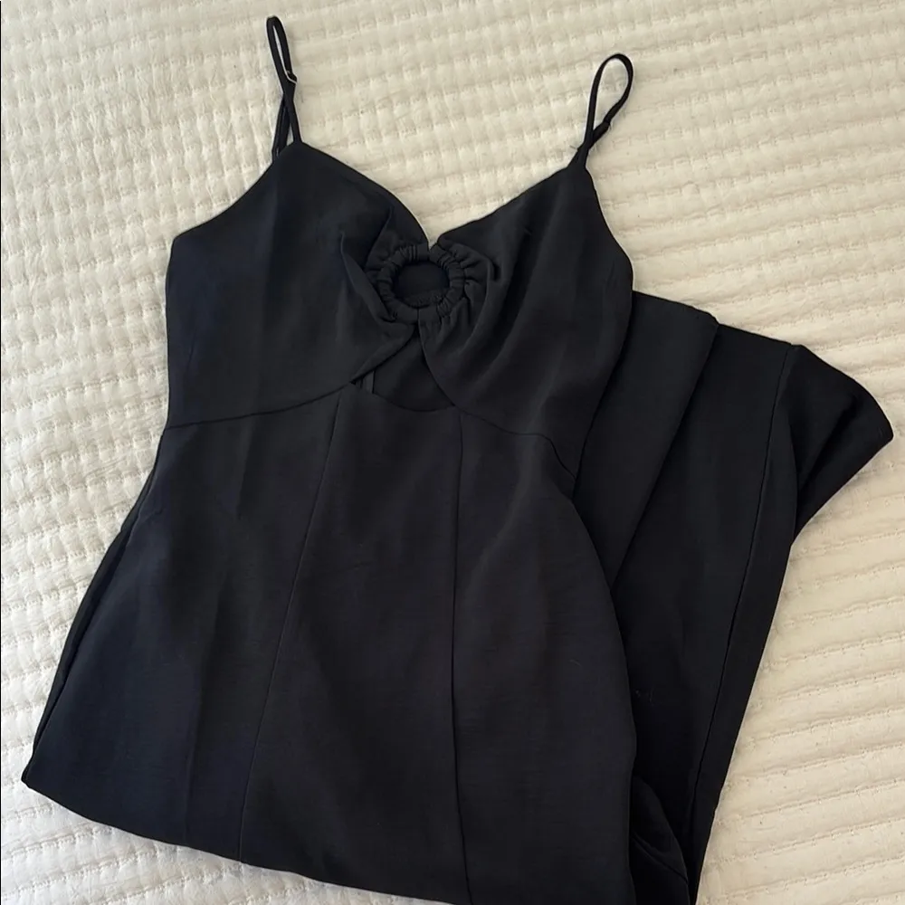 F21 Black Midi Dress - Image 2