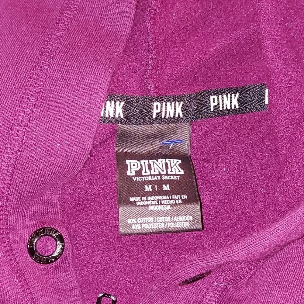 Pink VS Full Zip Jacket SIZE M - Image 3