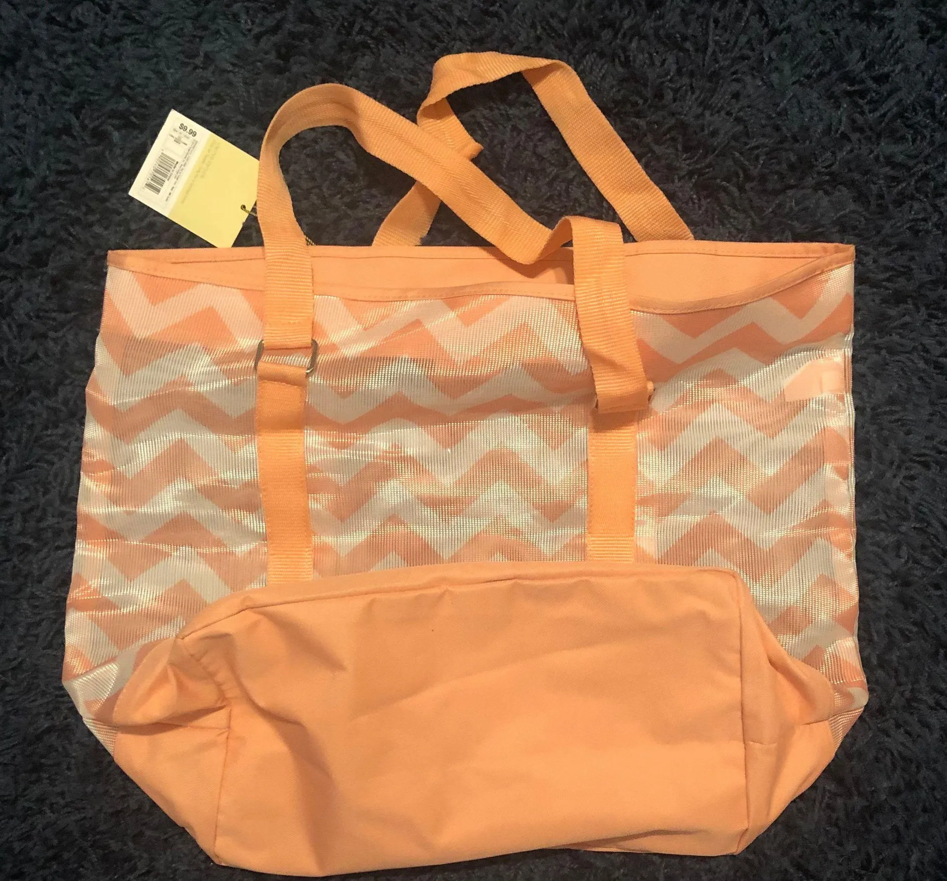 Orange Chevron Bag  - Image 2