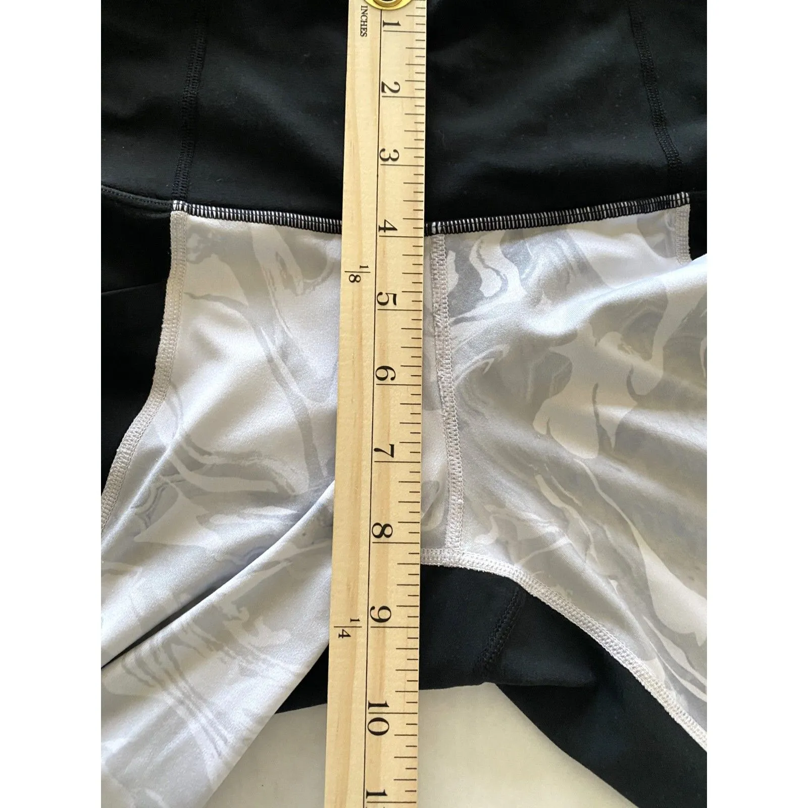 Athleta Salutation Marble Leggings Pockets Colorblock High Waist Stretchy Sz XSP - Image 7