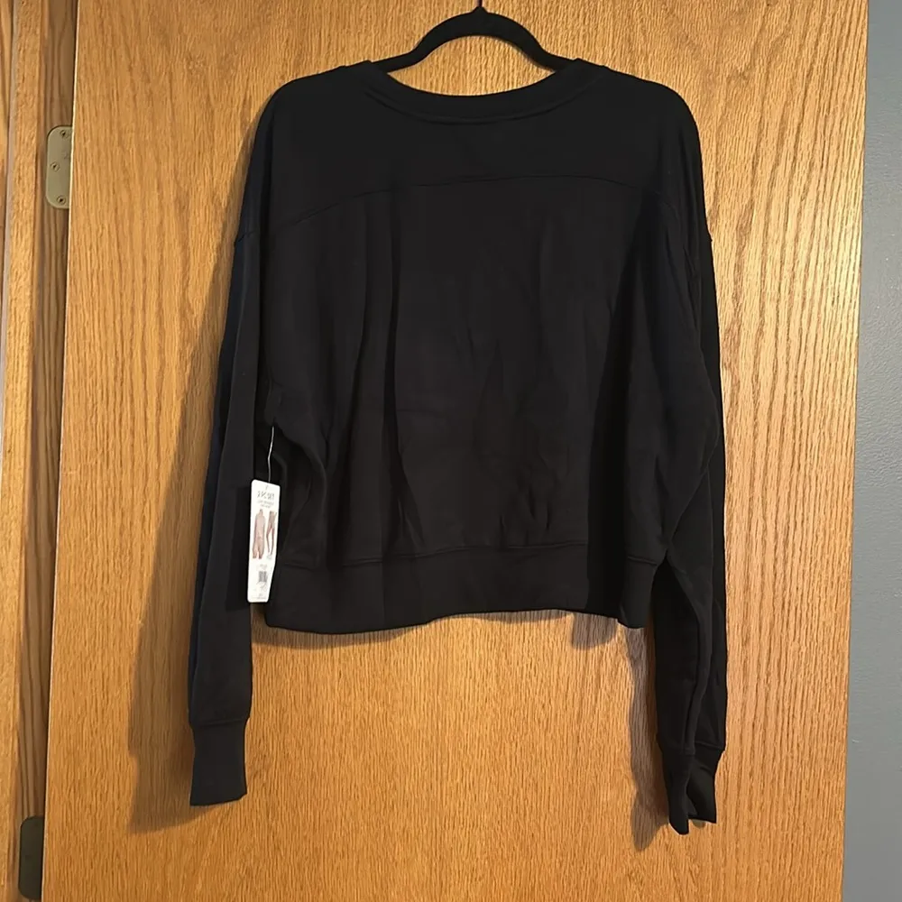 Danskin Black Luxe Crewneck - Image 3