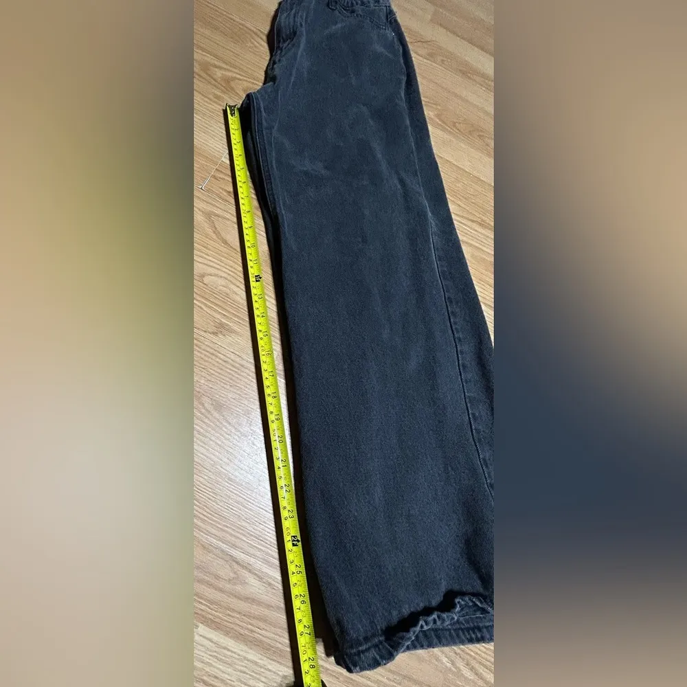 🏷️🏷️Women 33 Black wash, high rise, wide leg denim jeans - Image 8