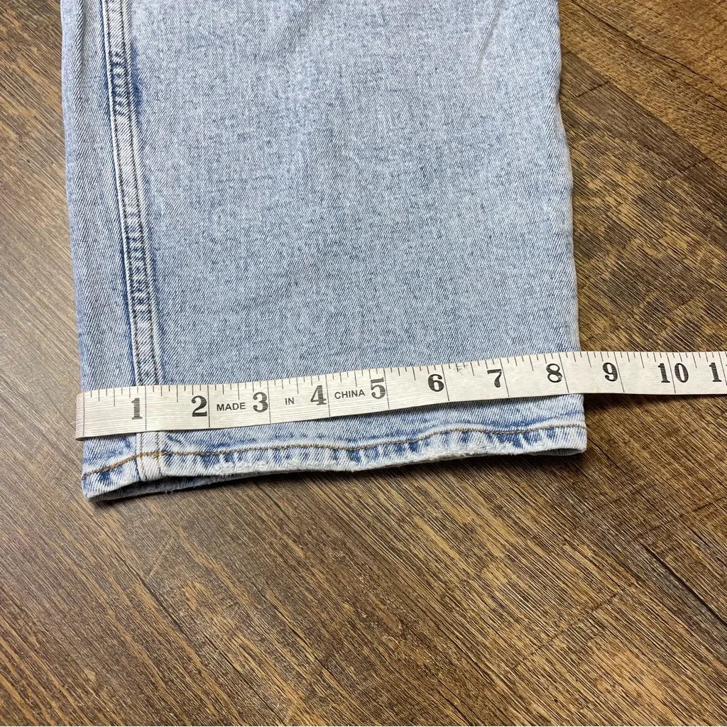 Abercrombie & Fitch Ultra High Rise Ankle Straight Womens 36/22R Blue Curve Love - Image 5