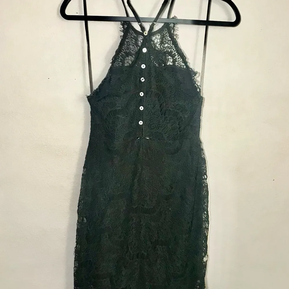 Free People black lace mini XS - Image 5