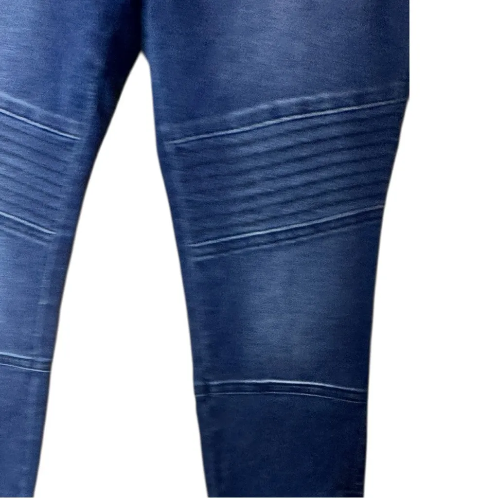 a.n.a  Blue Denim Size Zipper Skinny Jeans Sz 30/10 - Image 4