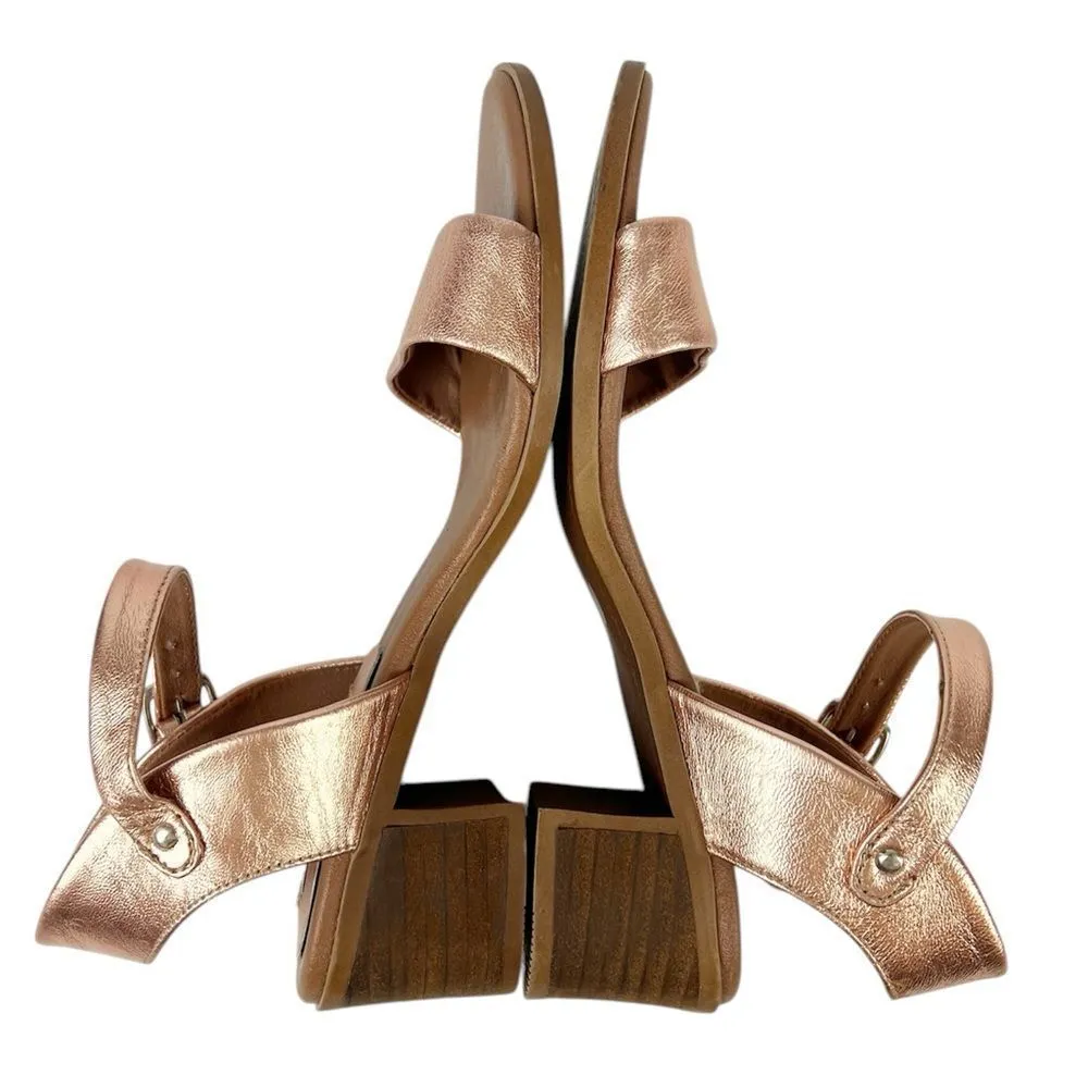 Steve Madden April Rose Gold Sandals 7.5 - Image 9