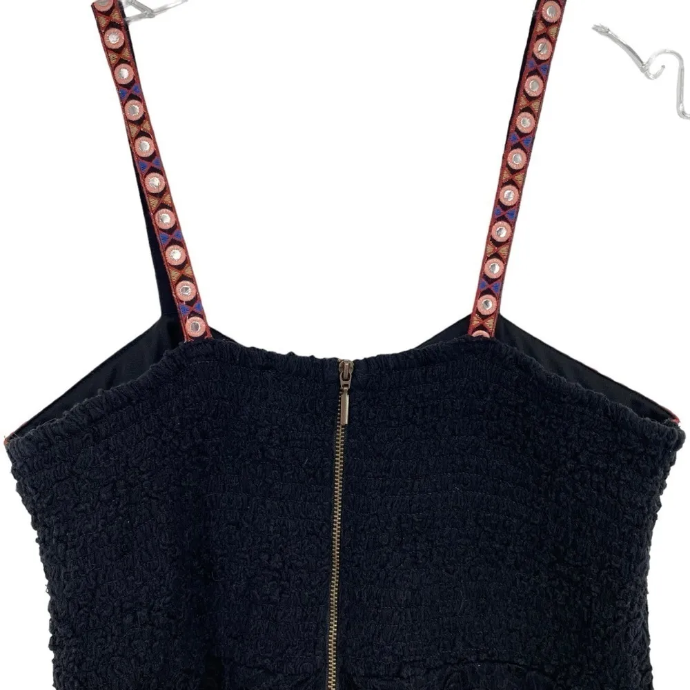 Xhilaration Black Lace Embroidered Babydoll Dress - Image 5