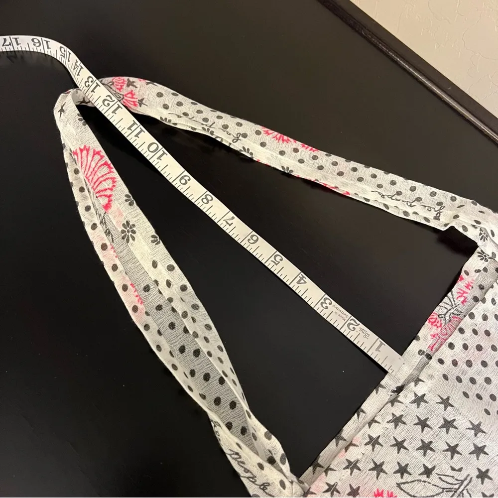 Free People boho fabric tote 14”x15” - Image 6