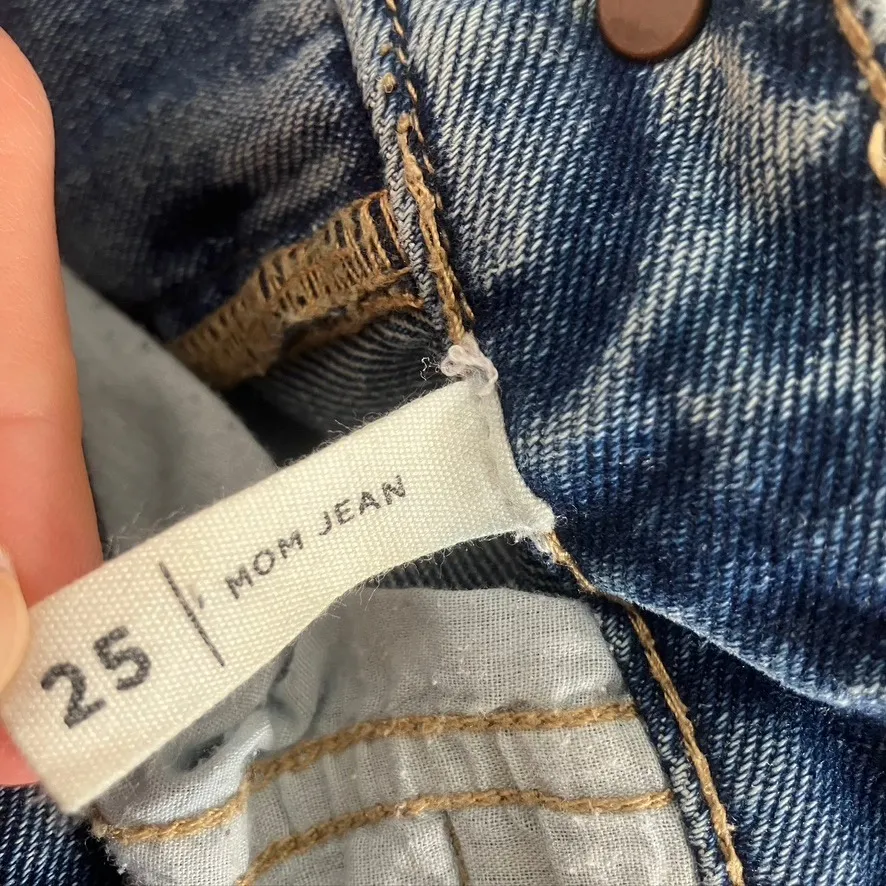 Pacsun Mom Jeans‎ Size 25 Medium Wash Denim High Rise Womens Classic - Image 10