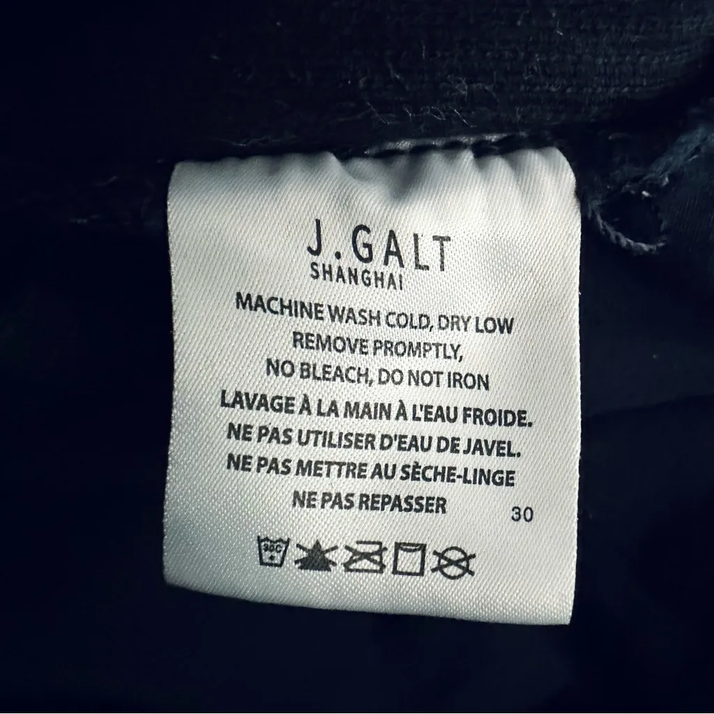 Brandy Melville John Galt Navy Blue Corduroy Carpenter Straight Leg Pants Size S - Image 15