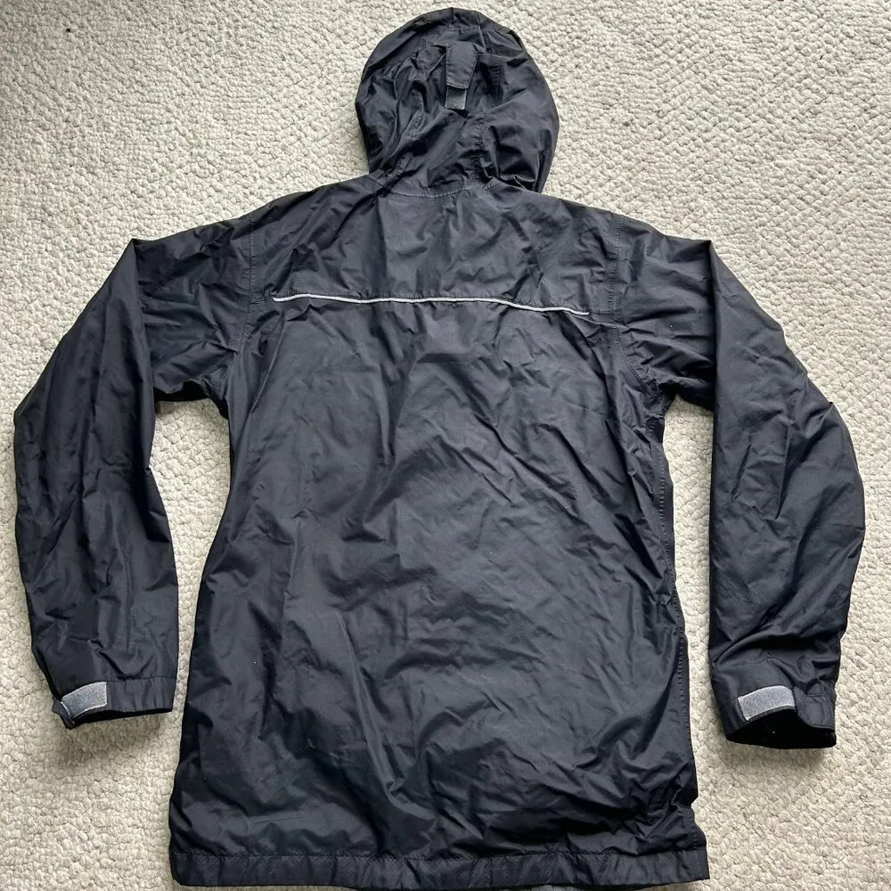 Columbia black jacket lightweight hooded windbreaker women size XS - Image 6