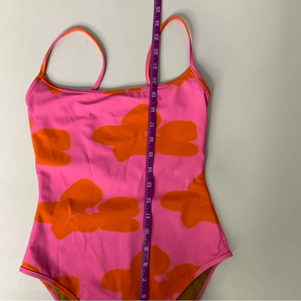 Nu Swim XS‎ NWOT Noodle Floral One Piece Swimsuit Pink Orange - Image 9
