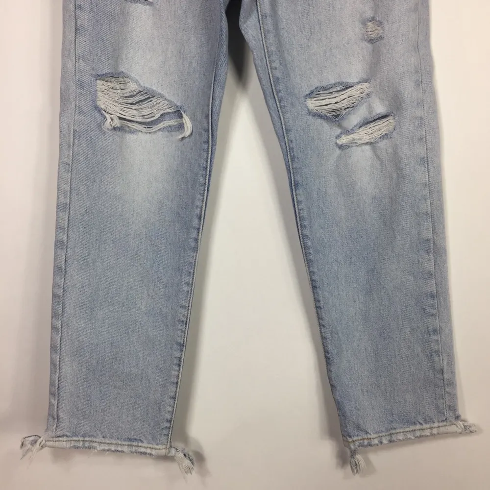Levi’s 501 Distressed Jeans Straight Leg Button Fly Size 24 - Image 5