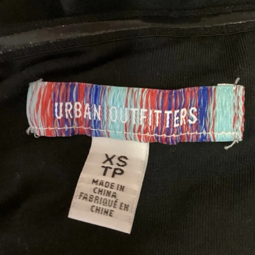 Urban Outfitters Dakota  Black Strapless Wide Leg Tube Romper Short Jumpsuit XS - Image 4