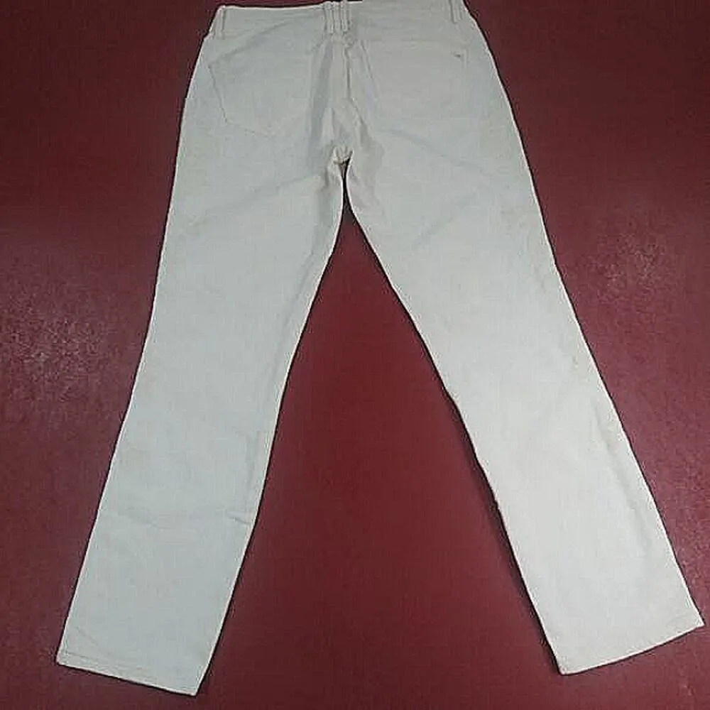 Madewell RARE White Embroidered Skinny Jeans GUC $135 Size 26     J204 - Image 5