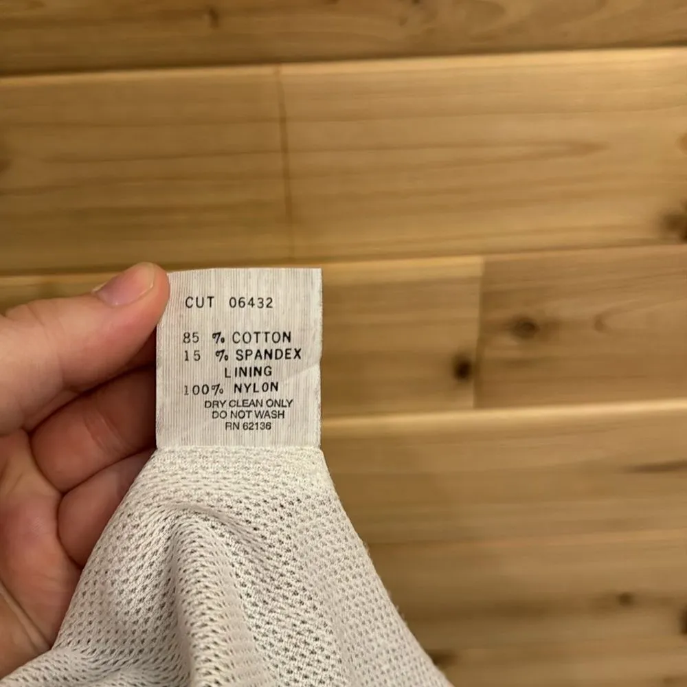 Vintage Guess Collection Size 2 Midi Length Side Tie Nylon Inside Slit Skirt Black - Image 10