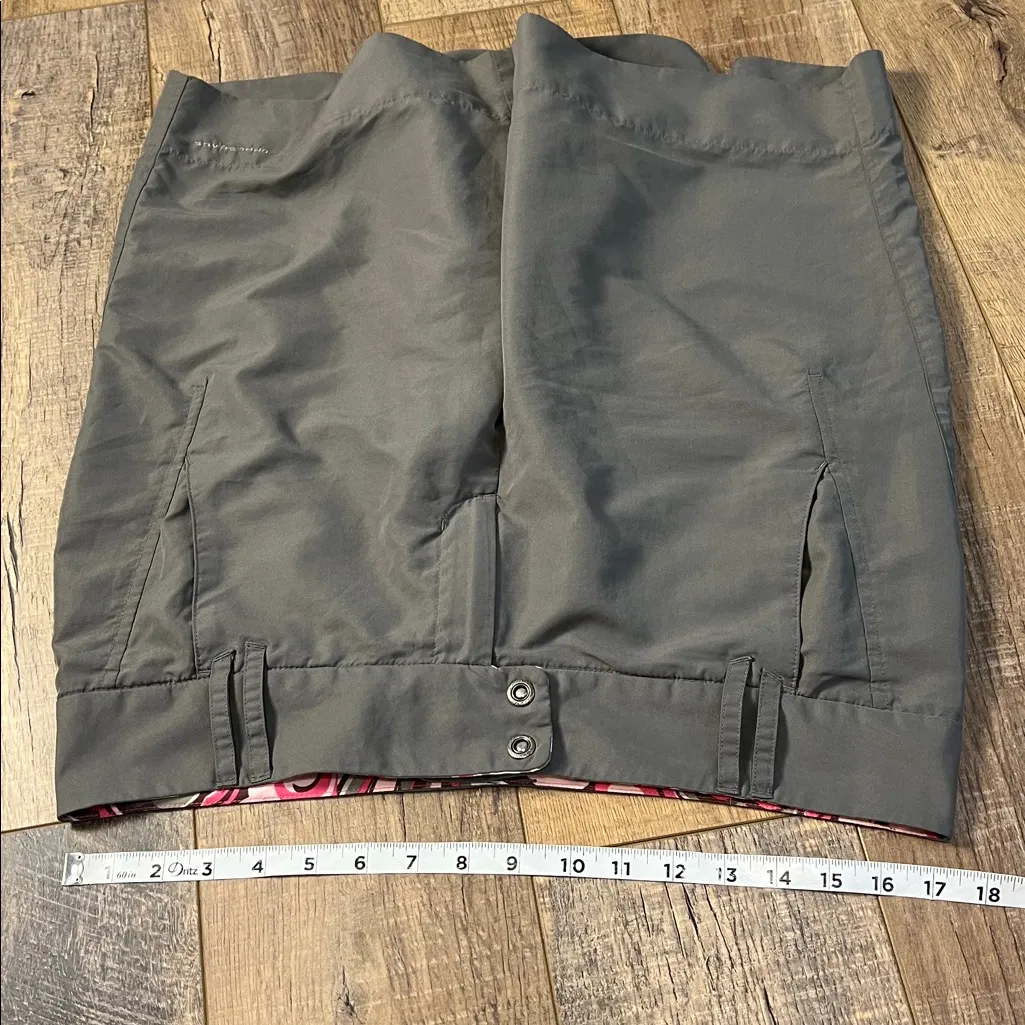 Columbia Shorts Gray Omni Shade Outdoor Hiking Chino Active Casual Size 14 - Image 9
