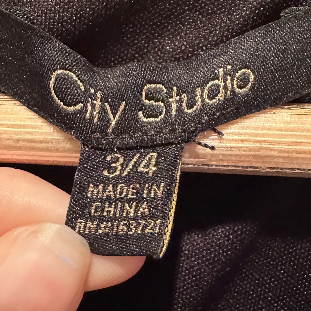 City Studio Juniors Gray‎ Tweed Pocket Sleeveless Mini Dress Size 3/4 Gray - Image 5