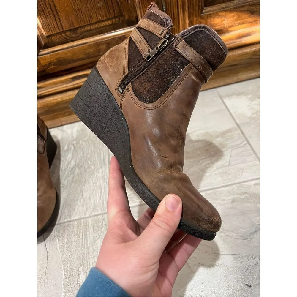 Ugg Waterproof Wedge Boots Woman’s Size 9 Side Zip - Image 5
