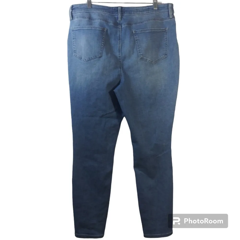 NYDJ Ami High Waist Skinny Jeans Clean Brookes Size 16 - Image 3