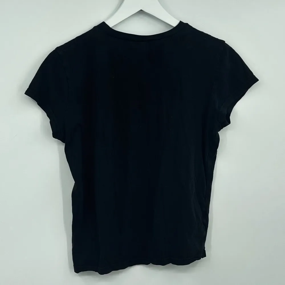 Vintage Y2K Grunge ACDC Black Short Sleeve Baby Tee Size Medium - Image 7