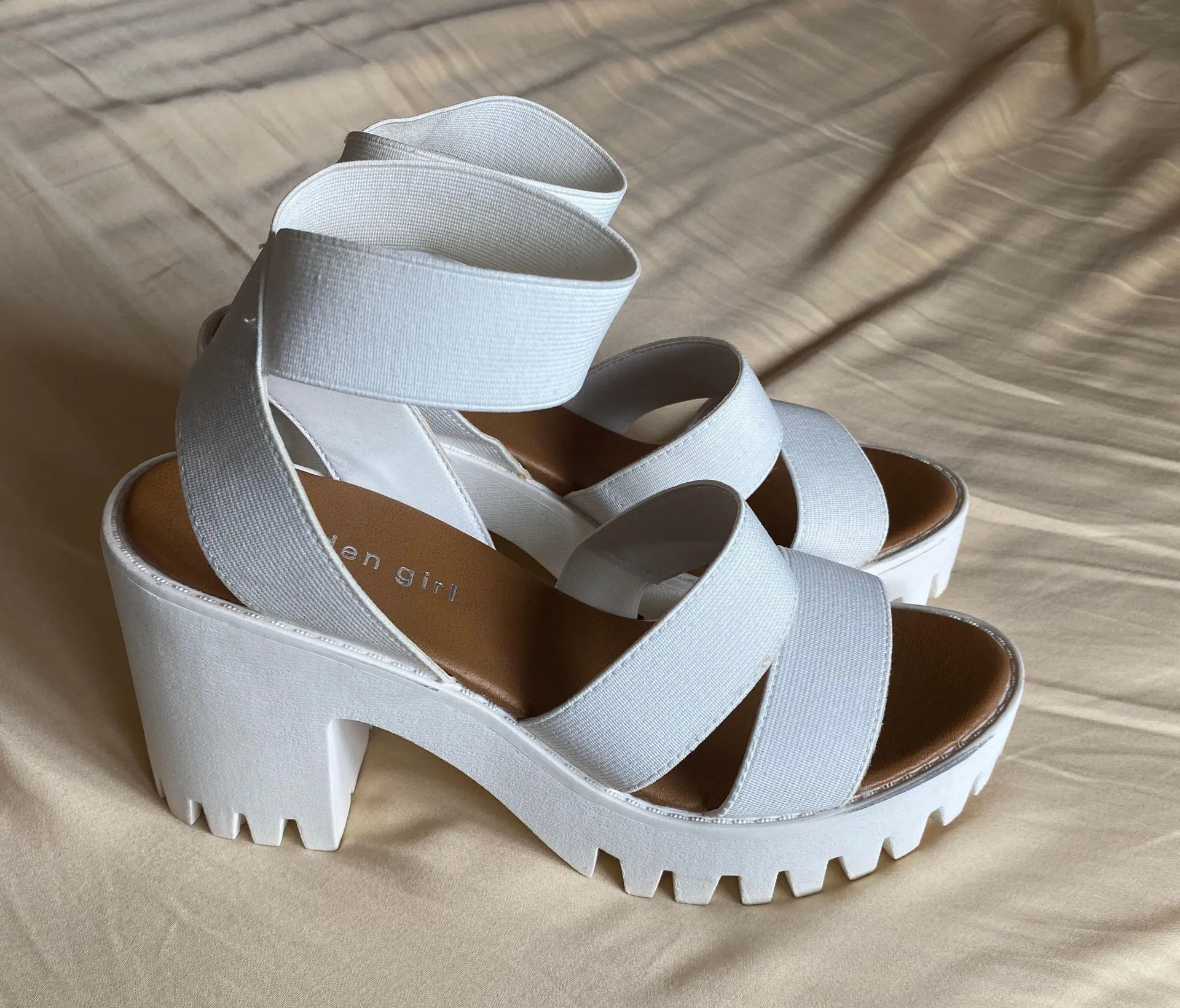 White Platform Sandal - Image 2
