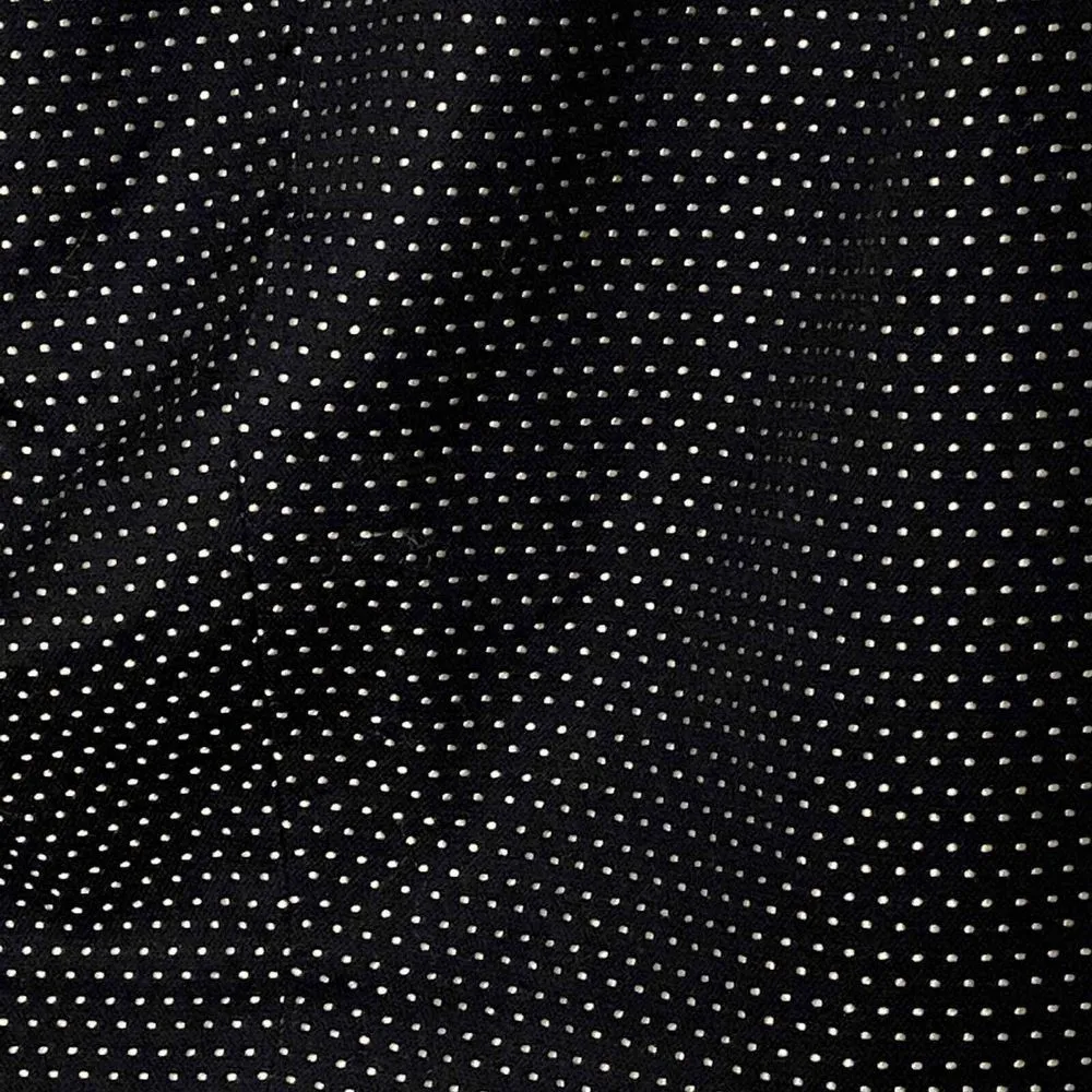 Talbots Skirt Womens 4 Petite Black Cream Polka Dots Pleats Preppy Retro Vintage - Image 5