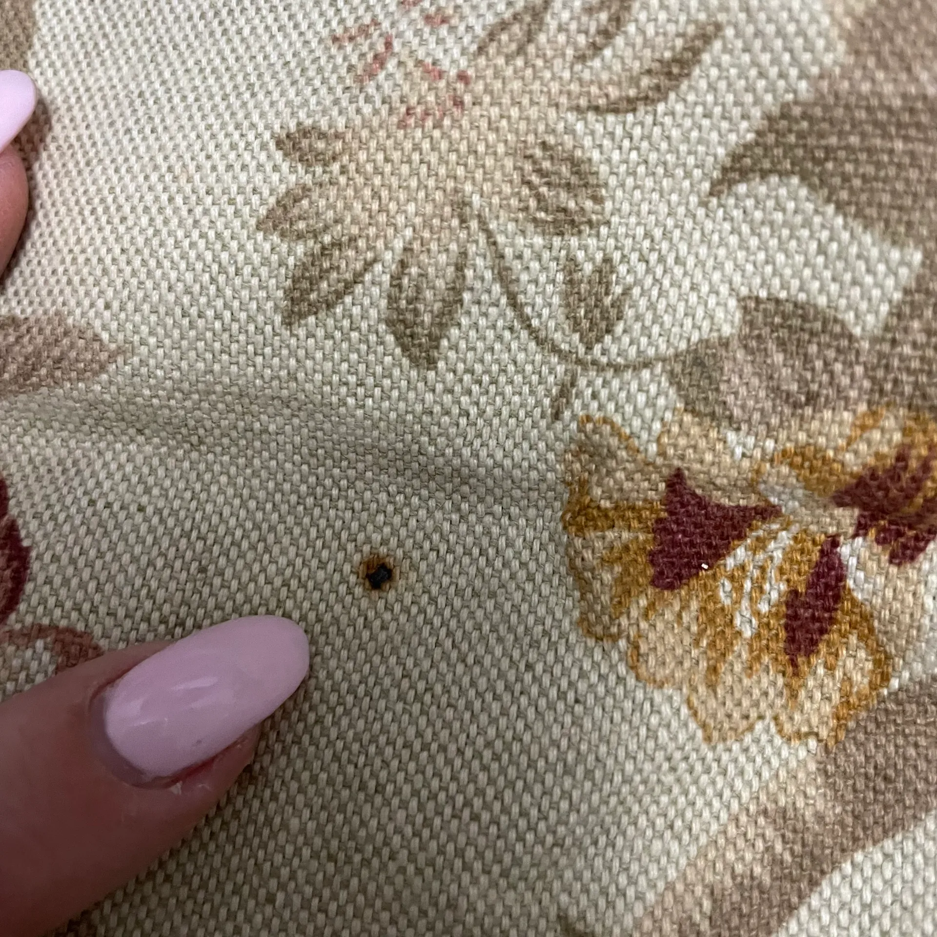 Brighton Vintage  Floral Tapestry Convertible Handbag Purse Cream Brown Olive - Image 9