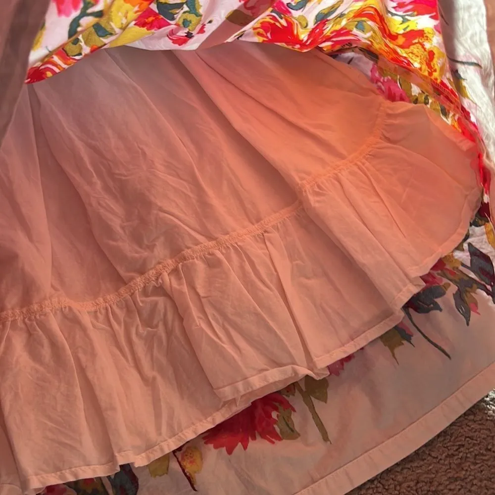 Garnet Hill  floral skirt 4 - Image 5