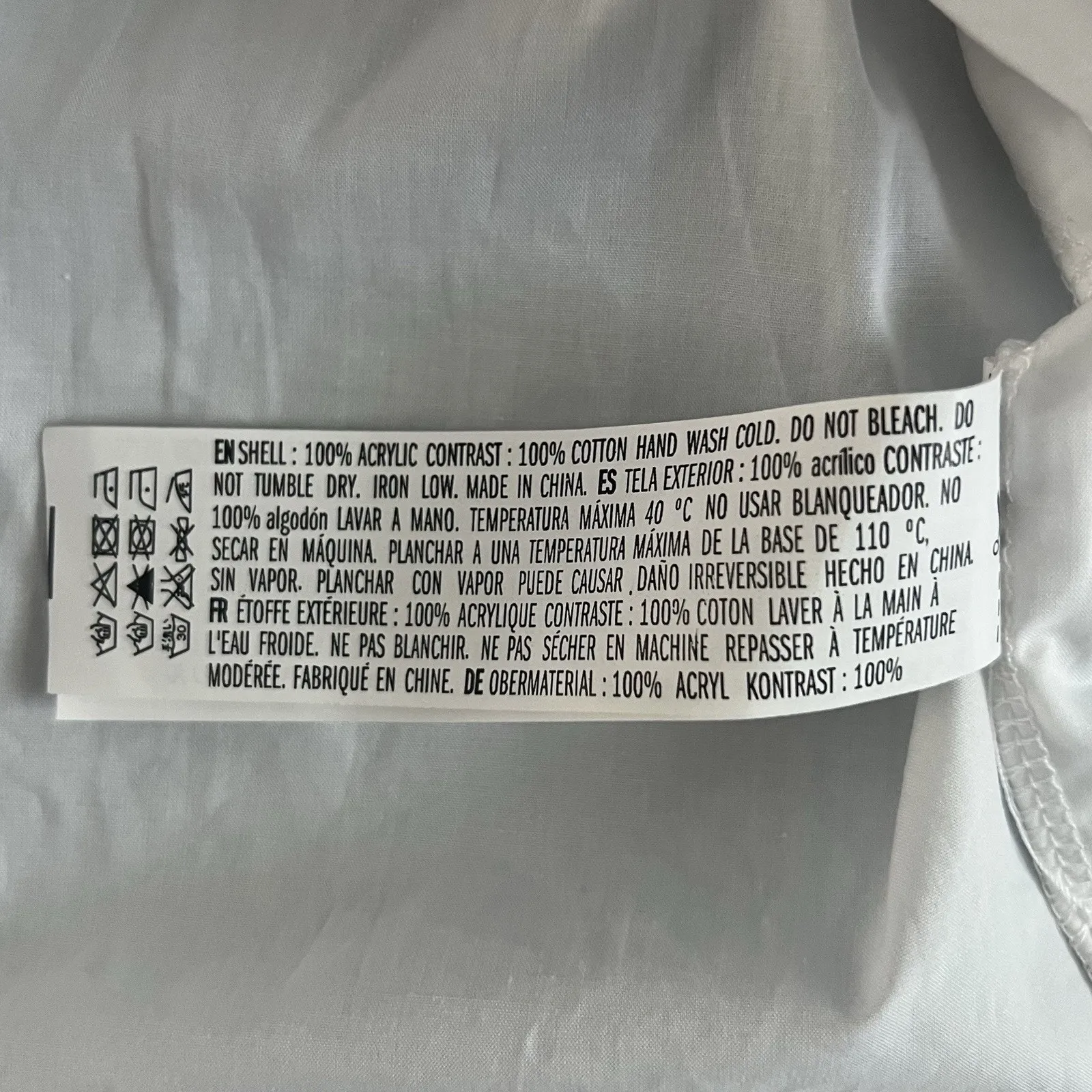 NWT English Factory Peplum Cable Knit Layered Pink Sweater White Shirt - Image 5