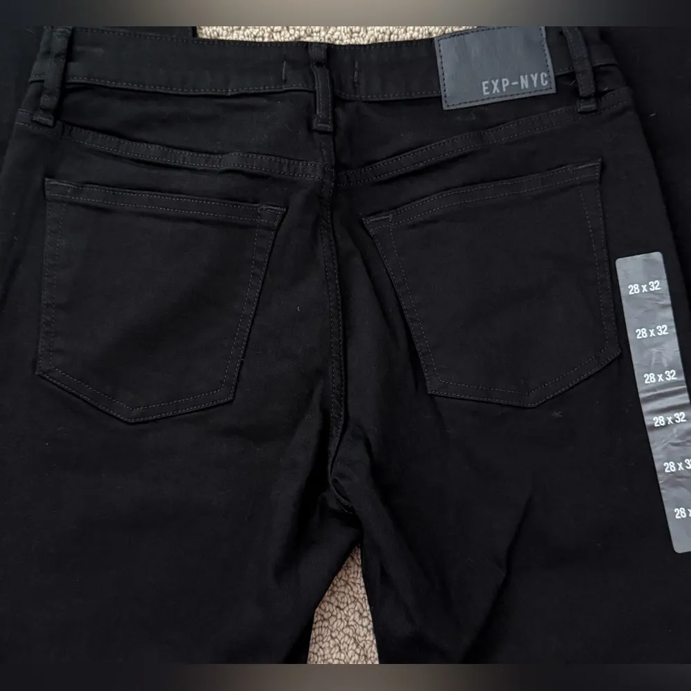Express Women’s Slim Hyper Stretch Black Denim Jeans Size 28 Length 32 - Image 4