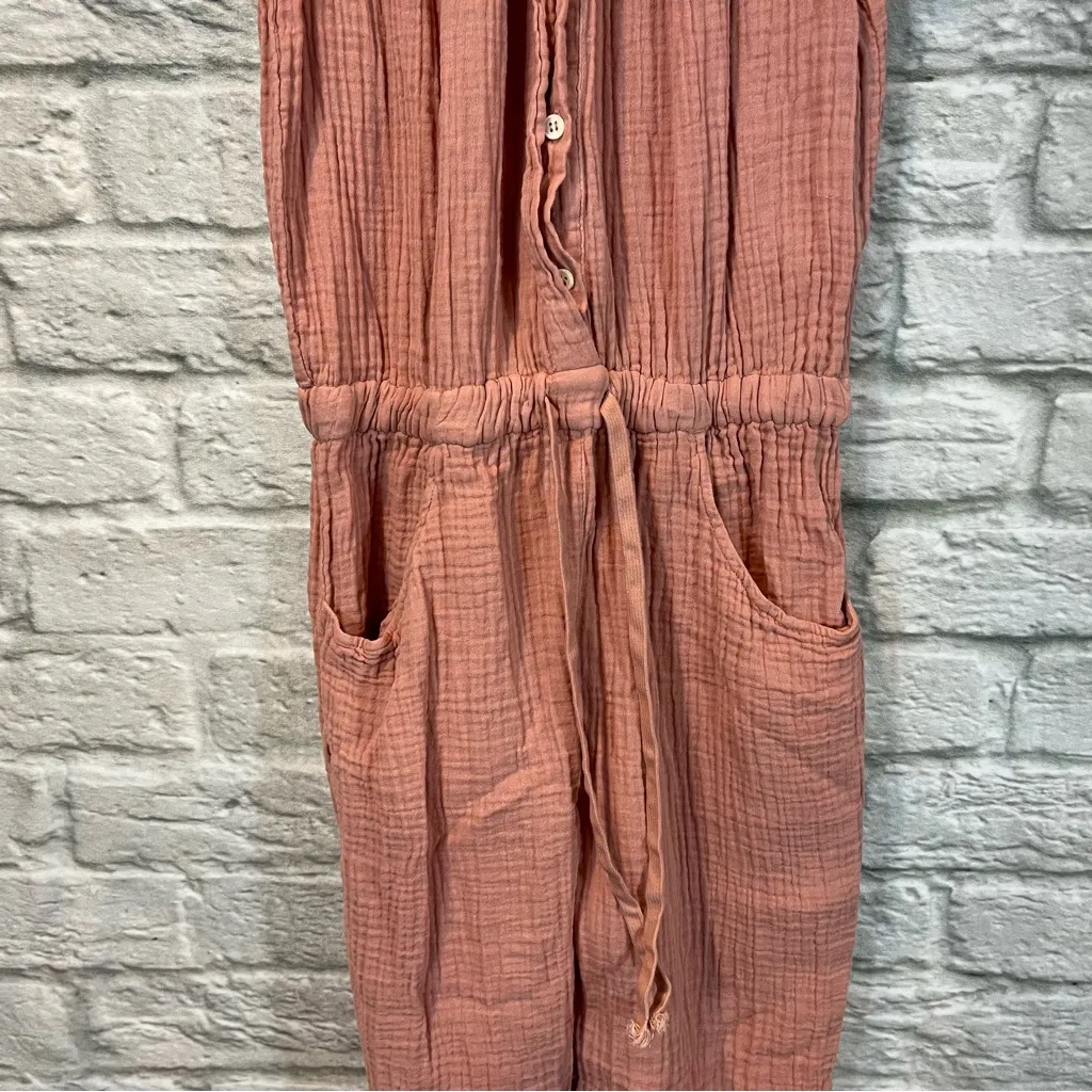 Xirena Loghan Cotton Gauze Jumpsuit in Sugar Size XS Pink - Image 11