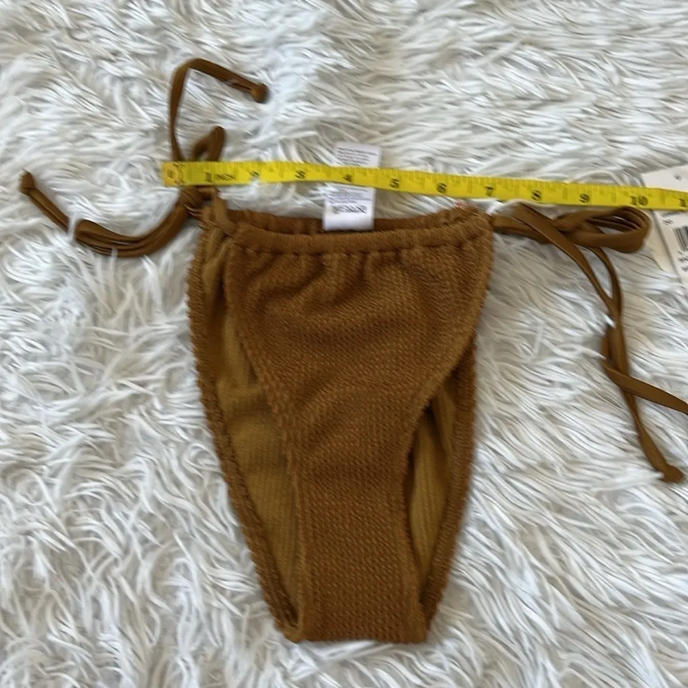 NEW GOOD AMERICAN ALWAYS FITS TINY TIES BOTTOM BRONZE BROWN001 SIZE 00/0 (XXS/S) - Image 9