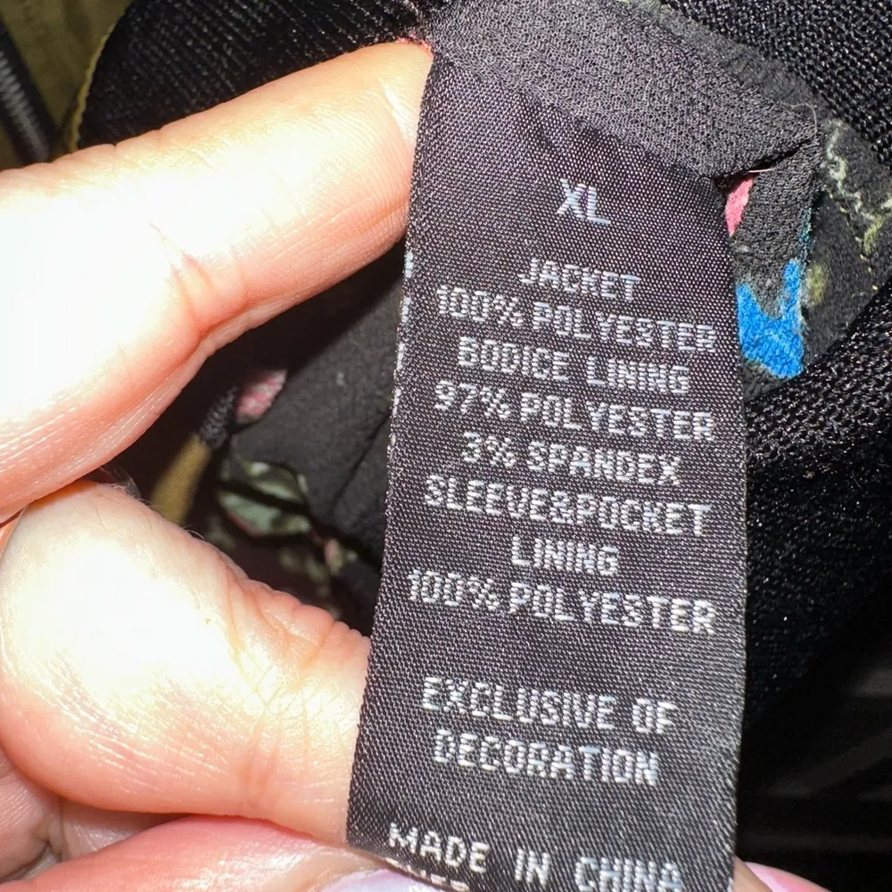 ALYX Satin Olive Green Lined Full Zip Pockets Military Bomber Jacket Size XL - Image 12