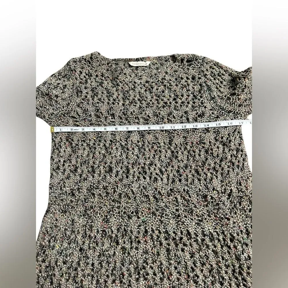 Soft Surroundings Pointella Open‎ Knit Sweater Women's Size PS wool/silk blend - Image 4